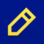 pencil sign front side