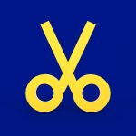 scissors sign front side